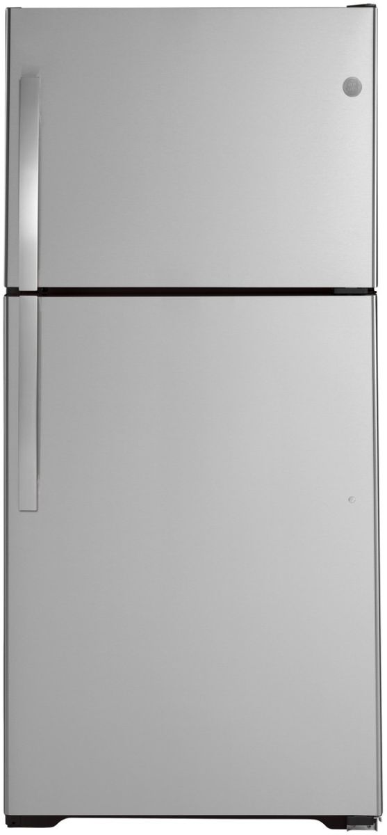 GE® 19.2 Cu. Ft. Fingerprint Resistant Stainless Steel Top Freezer Refrigerator