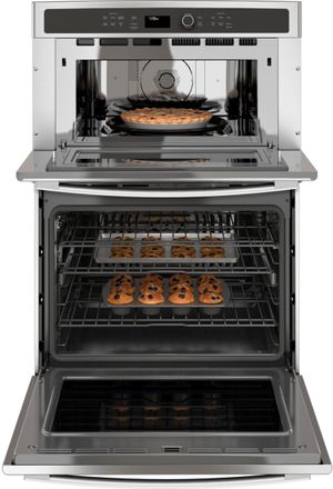 GE Profile 30" Stainless Steel Oven/Microwave Combo Electric Wall Oven