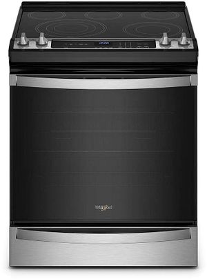 Whirlpool® 30" Fingerprint Resistant Stainless Steel Slide-In Electric Range with 7-in-1 Air Fry Oven