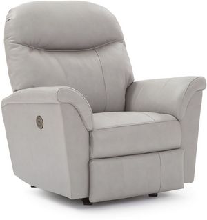 front view of the Best® Home Furnishings Caitlin Leather Space Saver® Power Recliner