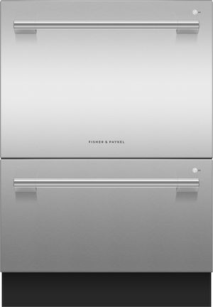Fisher & Paykel Series 11 24" Stainless Steel Double DishDrawer™ Dishwasher