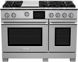 BlueStar® 48" Stainless Steel Pro Style Dual Fuel Range
