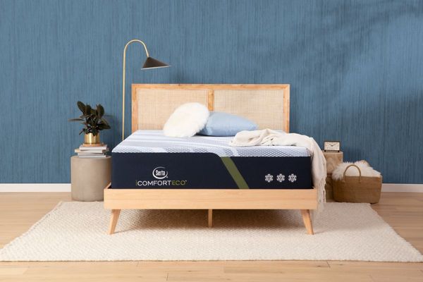 Bedroom Featuring a Serta iComfort ECO 13.5" Foam Plush Tight Top King Mattress