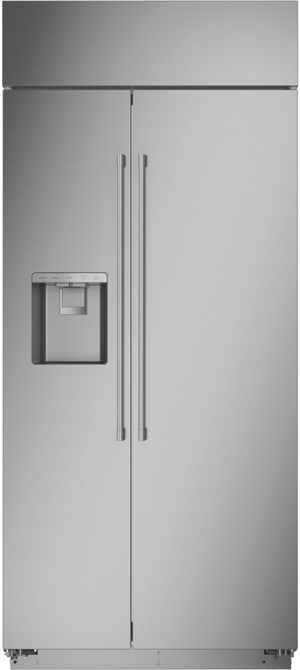 Monogram 20.2 Cu. Ft. Stainless Steel Built In Side-by-Side Refrigerator