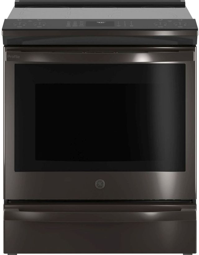 GE Profile 30" Fingerprint Resistant Stainless Steel Slide In Induction Range