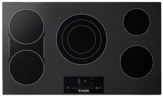 36" THOR Kitchen® TEC36 Professional Black Electric Cooktop
