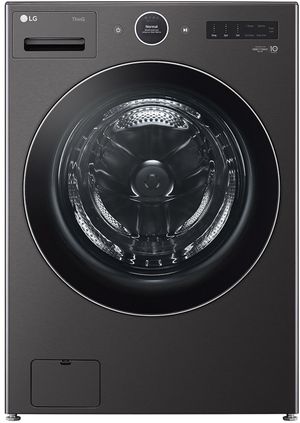 LG 5.0 Cu. Ft. Black Steel Front Load Washer