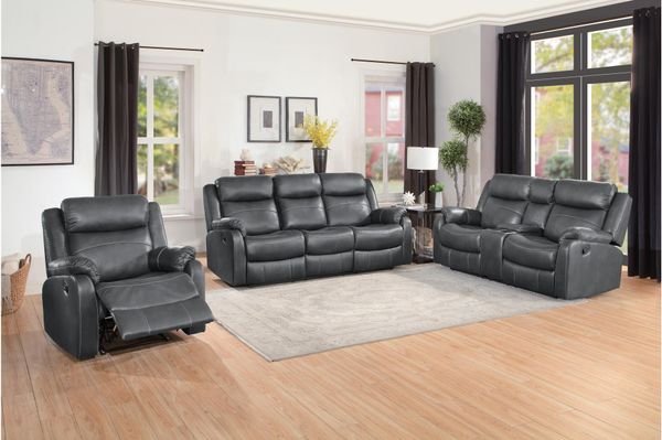 Homelegance Yerba Gray Layflat Reclining Chair