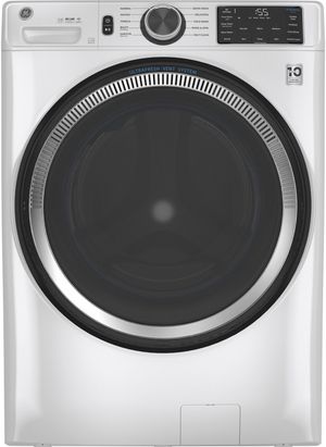 GE 4.8 Cu. Ft. White Smart Front Load Washer
