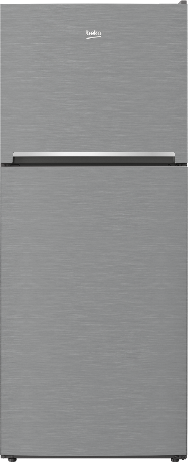 Beko Top Freezer Refrigerator, stainless Steel