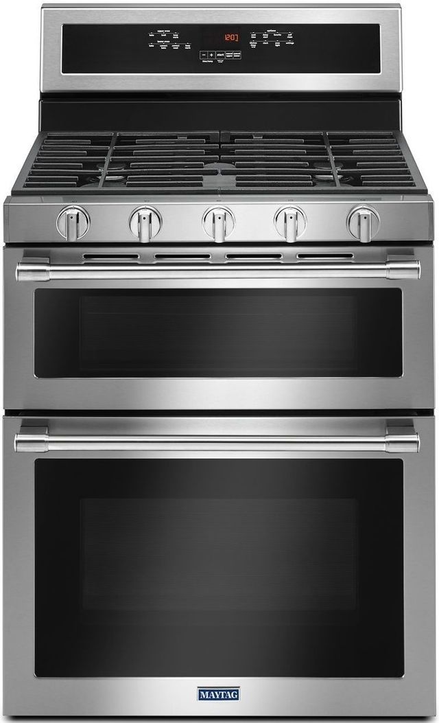 Maytag freestanding double oven with range