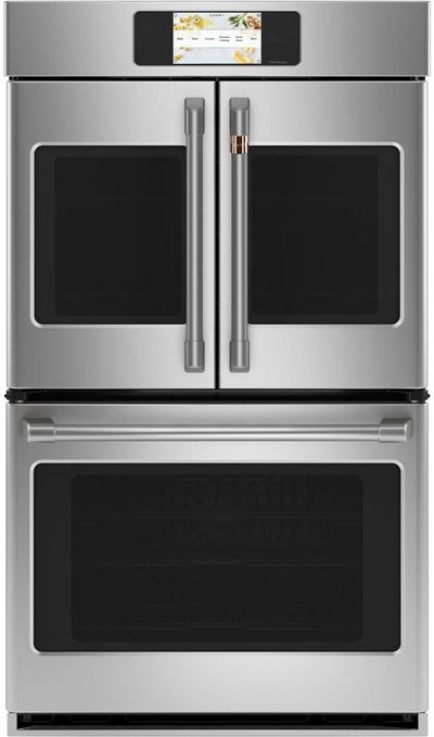 Stainless Steel Cafe French Door Double Wall Oven
