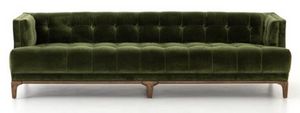 front view of the Four Hands Dylan Sapphire Olive 91" Sofa