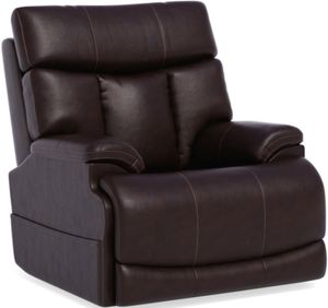 Flexsteel® Clive Brown Power Recliner with Power Headrest