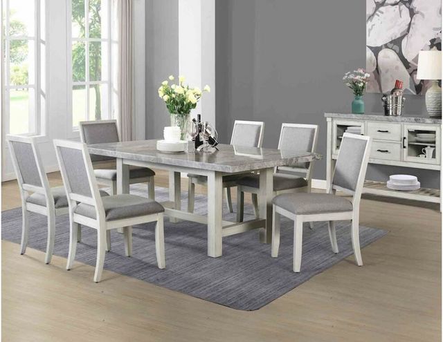 view of the Canova 7-Pc Dining Set in a modern dining room