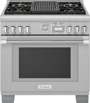 Thermador® Pro Grand® 36" Stainless Steel Pro Style Dual Fuel Range