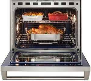 Wolf 30" Stainless Steel Induction Range with door open