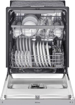 LG 24" PrintProof Stainless Steel Front Control Built In Dishwasher
