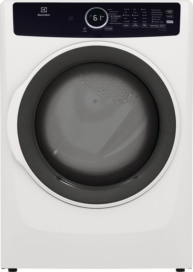Electrolux 8.0 Cu. Ft. White Front Load Gas Dryer Model #: ELFG7437AW