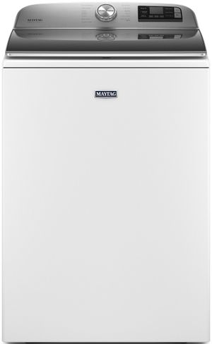 front view of the Maytag® 5.2 Cu. Ft. White Top Load Washer