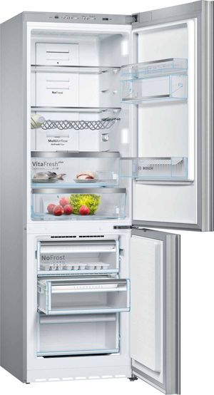 Bosch® 800 Series 10.0 Cu. Ft. White Counter Depth Bottom Freezer Refrigerator