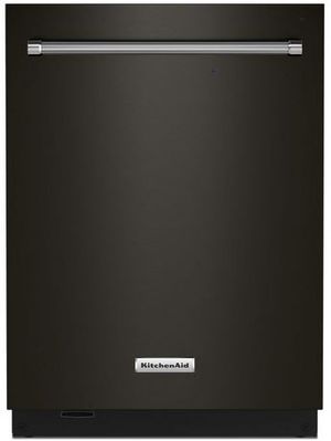 KitchenAid® 24" PrintShield™ Black Stainless Steel Built In Dishwasher