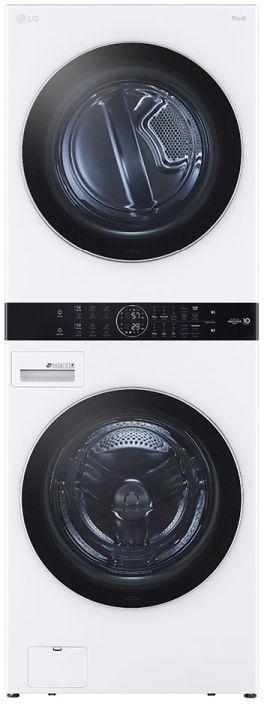 LG Washer Electric Dryer White Front Load Stack Laundry