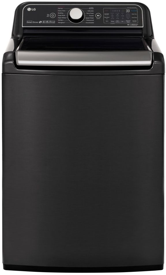 LG 5.5 Cu. Ft. Black Steel Top Load Washer
