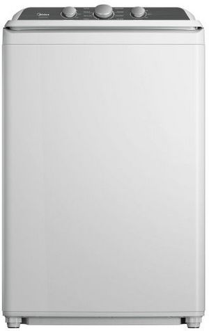 front view of the Midea® 4.1 Cu. Ft. White Top Load Washer