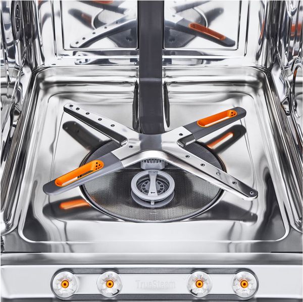 inside the LG 24" PrintProof™ Stainless Steel Top Control Built In Dishwasher