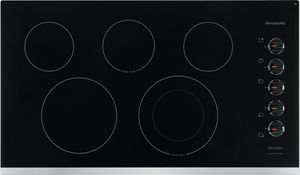 top view of a Frigidaire® 36" Stainless Steel Electric Cooktop