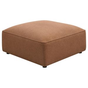 beige square ottoman