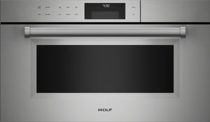 Wolf® M Series 30" Stainless Steel Contemporary Single Electric Steam Wall Oven
