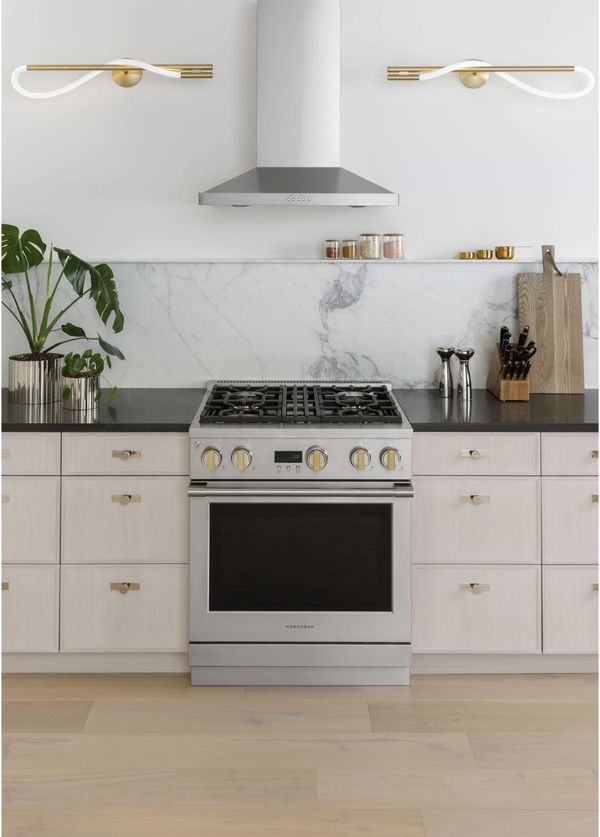 Monogram Statement Collection 30" Stainless Steel Pro Style Dual Fuel Natural Gas Range