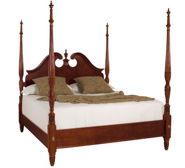  American Drew® Cherry Grove Pediment Poster Queen Bed
