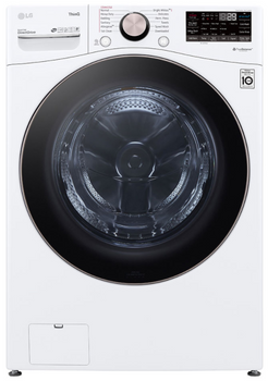 Front view of LG WM4000HWA front load washer 