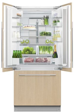 Fisher & Paykel Series 7 32 in. 14.7 Cu. Ft. Panel Ready Integrated French Door Refrigerator