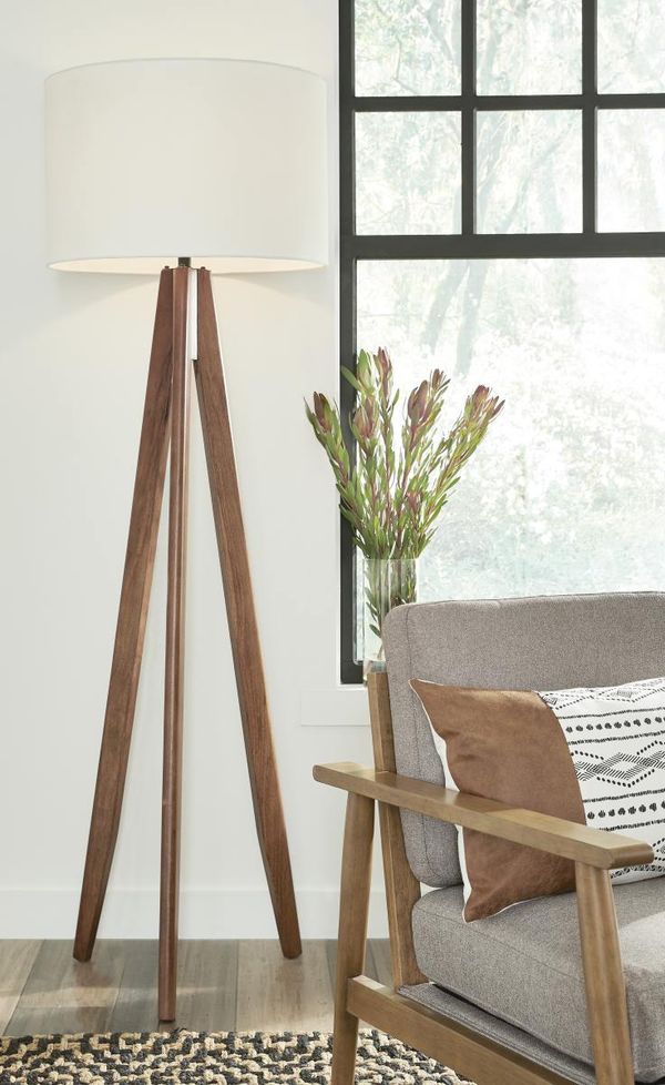 Signature Design by Ashley® Dallson Brown Wood Floor Lamp