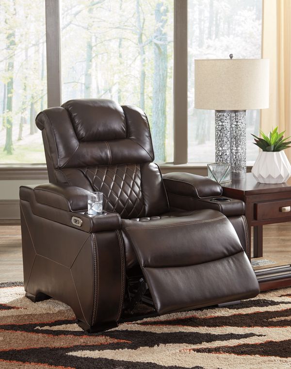 Signature Design by Ashley Warnerton Chocolate Power Recliner