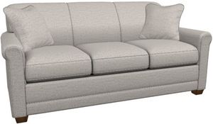 La-Z-Boy-Amanda-Almond-Queen-Sleeper-Sofa front view of the La-Z-Boy® Amanda Almond Queen Sleeper Sofa