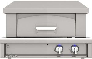 front view of the Artisan™ 28.88" Stainless Steel Pizza Oven