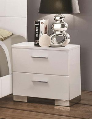 white nightstand