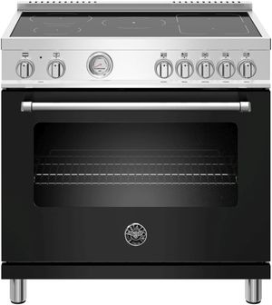 Bertazzoni Master Series 36" Nero Matt Free Standing Induction Range