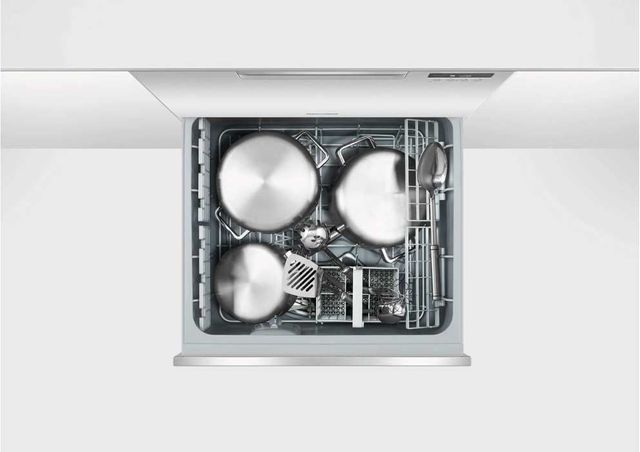 Fisher Paykel Dishwasher Drawer Ajar - View from above