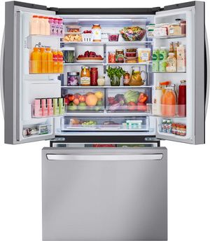 LG 36 in. 30.7 Cu. Ft. PrintProof Stainless Steel French Door Refrigerator