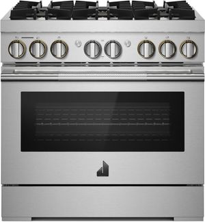 Jenn Air® RISE™ 36” Stainless Steel Pro Style Dual Fuel Range