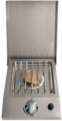 front view of the Artisan™ 12.38" Stainless Steel Drop-In Liquid Propane Single Side Burner