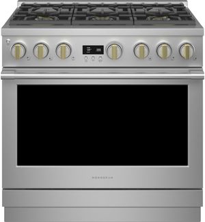 Monogram Statement Collection 36” Stainless Steel Pro Style Natural Gas Range