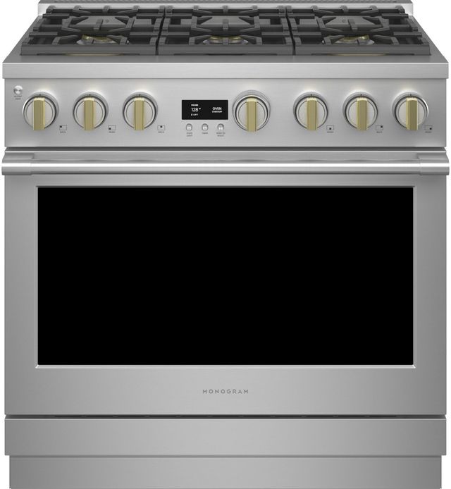 Monogram® Statement Collection 36" Stainless Steel Pro Style Gas Range