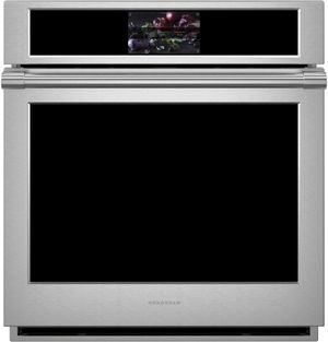 front view of the Monogram Statement 27" Stainless Steel Electric Built In Single Wall Oven